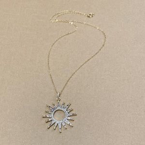 Sunburst - Star - Solar - Sun Pendant Necklace
